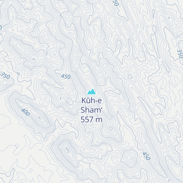 Map of Kūh-e Sham‘