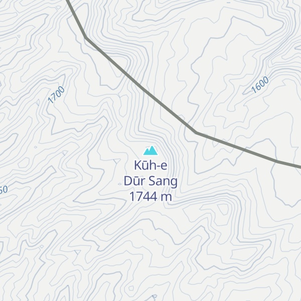 Map of Kūh-e Dūr Sang