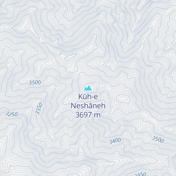 Map of Kūh-e Neshāneh