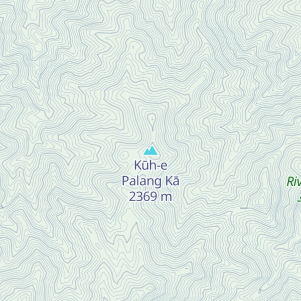 Map of Kūh-e Palang Kā