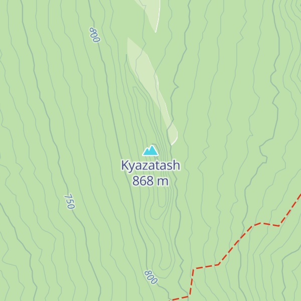 Map of Kyazatash