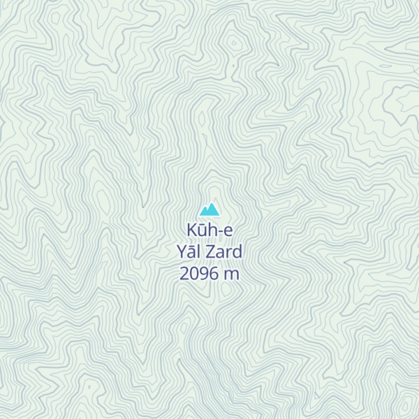 Map of Kūh-e Yāl Zard
