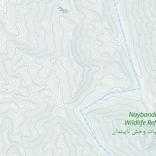 Map of Kūh-e Nāy Band