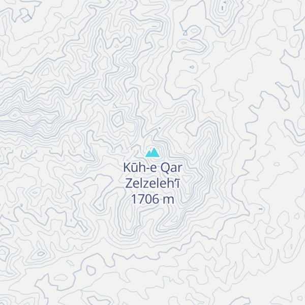Map of Kūh-e Qar Zelzeleh‘ī