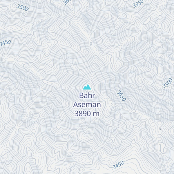 Map of Bahr Aseman