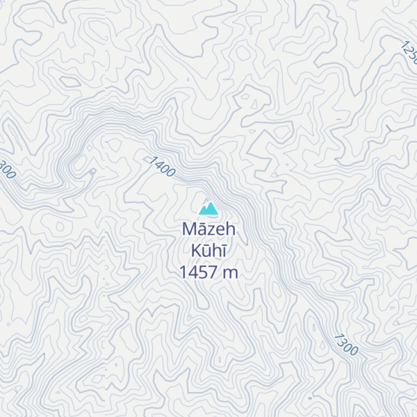 Map of Māzeh Kūhī