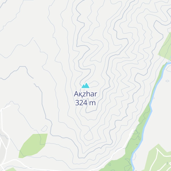 Map of Aқzhar