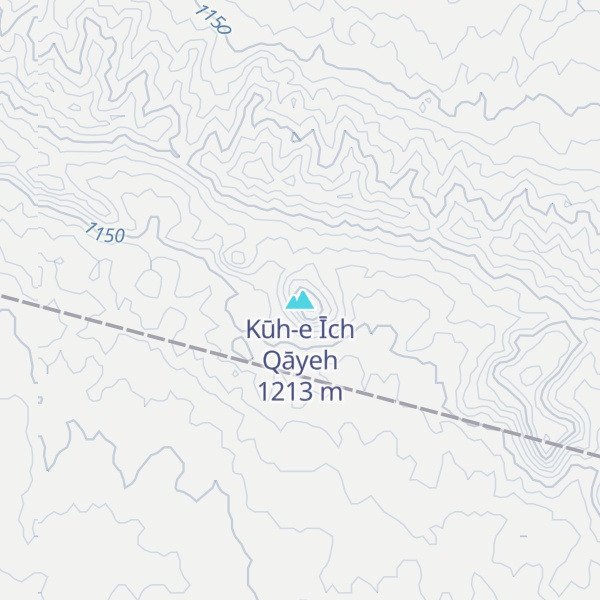 Map of Kūh-e Īch Qāyeh