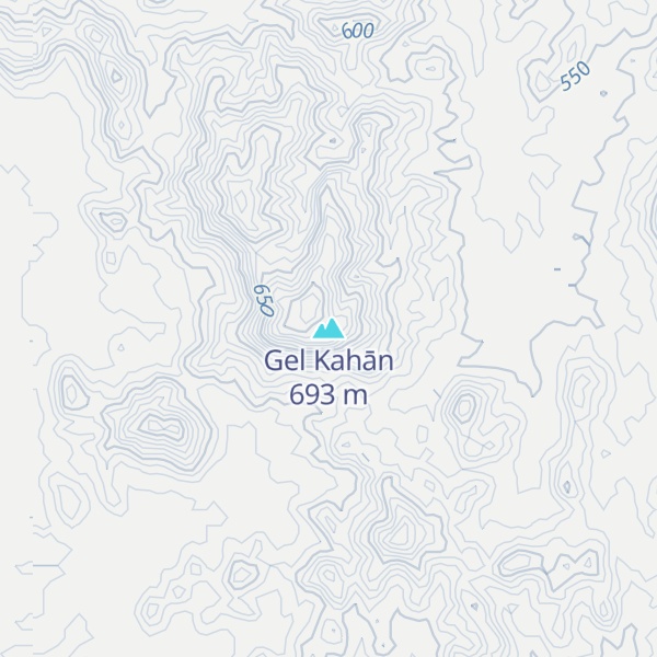 Map of Gel Kahān