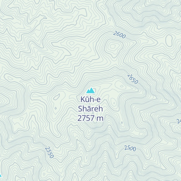 Map of Kūh-e Shāreh