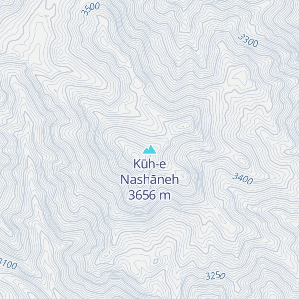Map of Kūh-e Nashāneh