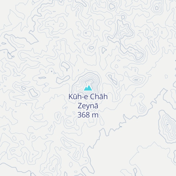 Map of Kūh-e Chāh Zeynā