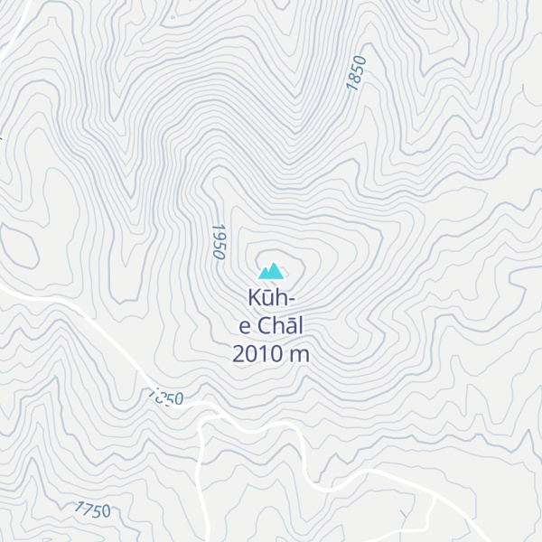 Map of Kūh-e Chāl