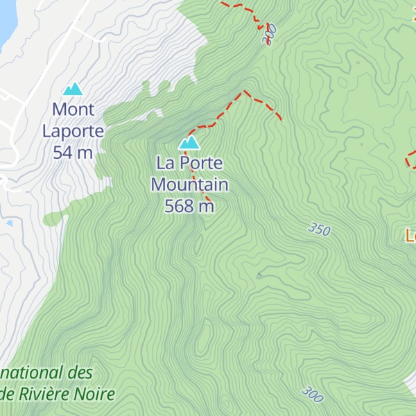 Map of Piton du Fouge