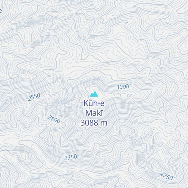 Map of Kūh-e Makī
