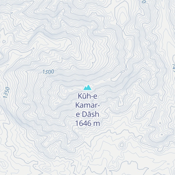Map of Kūh-e Kamar-e Dāsh