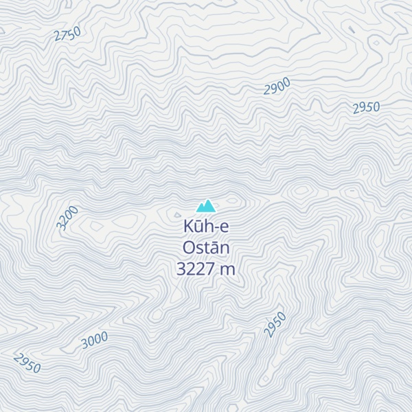 Map of Kūh-e Ostān