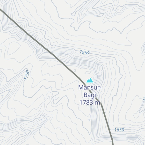 Map of Kūh-e Īl Dorom Varīn