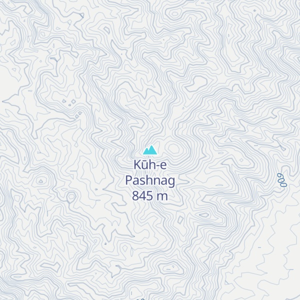 Map of Kūh-e Pashnag