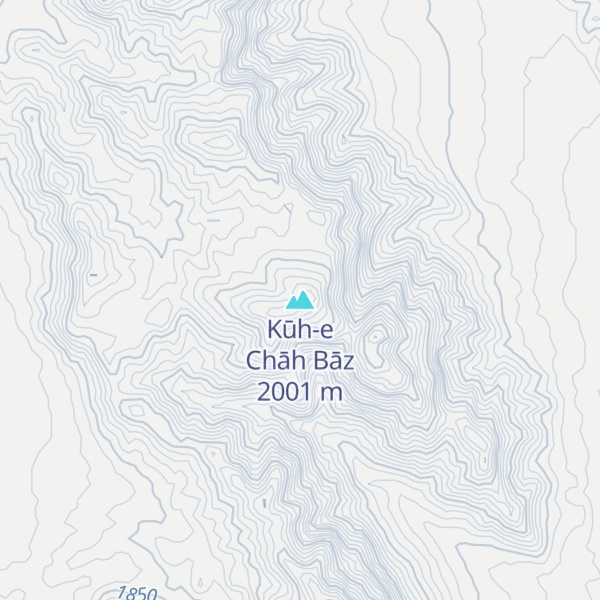 Map of Kūh-e Chāh Bāz