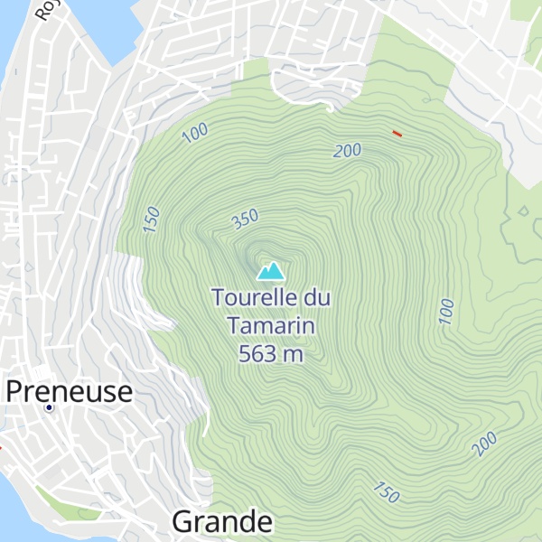 Map of Tourelle du Tamarin