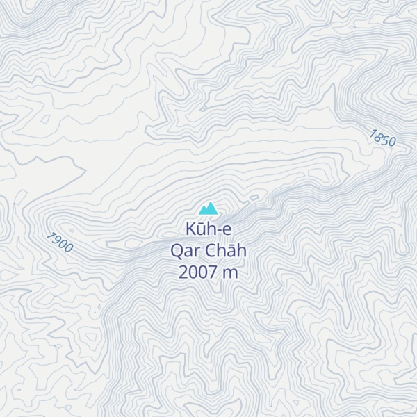 Map of Kūh-e Qar Chāh