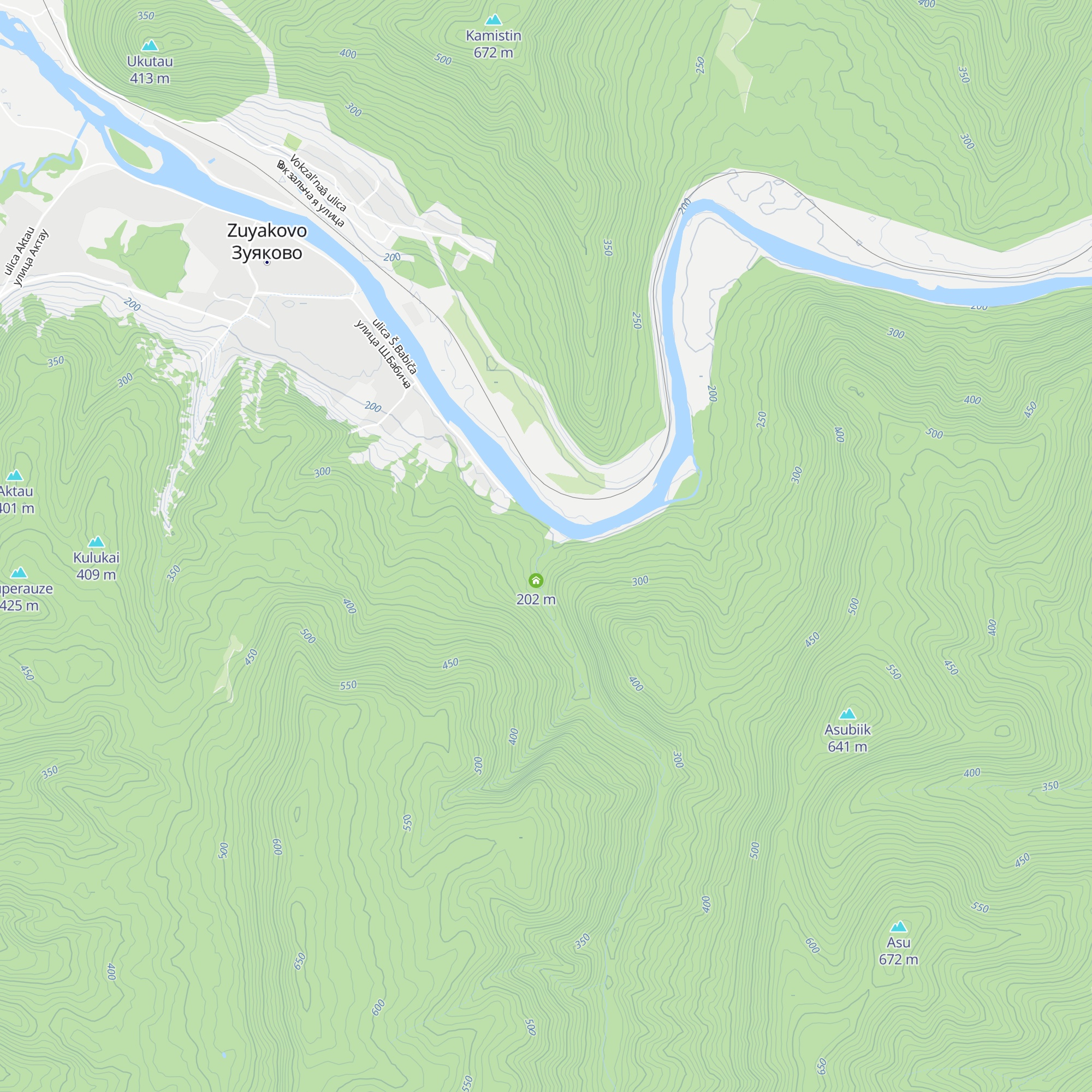 Yurtovii Kemping map