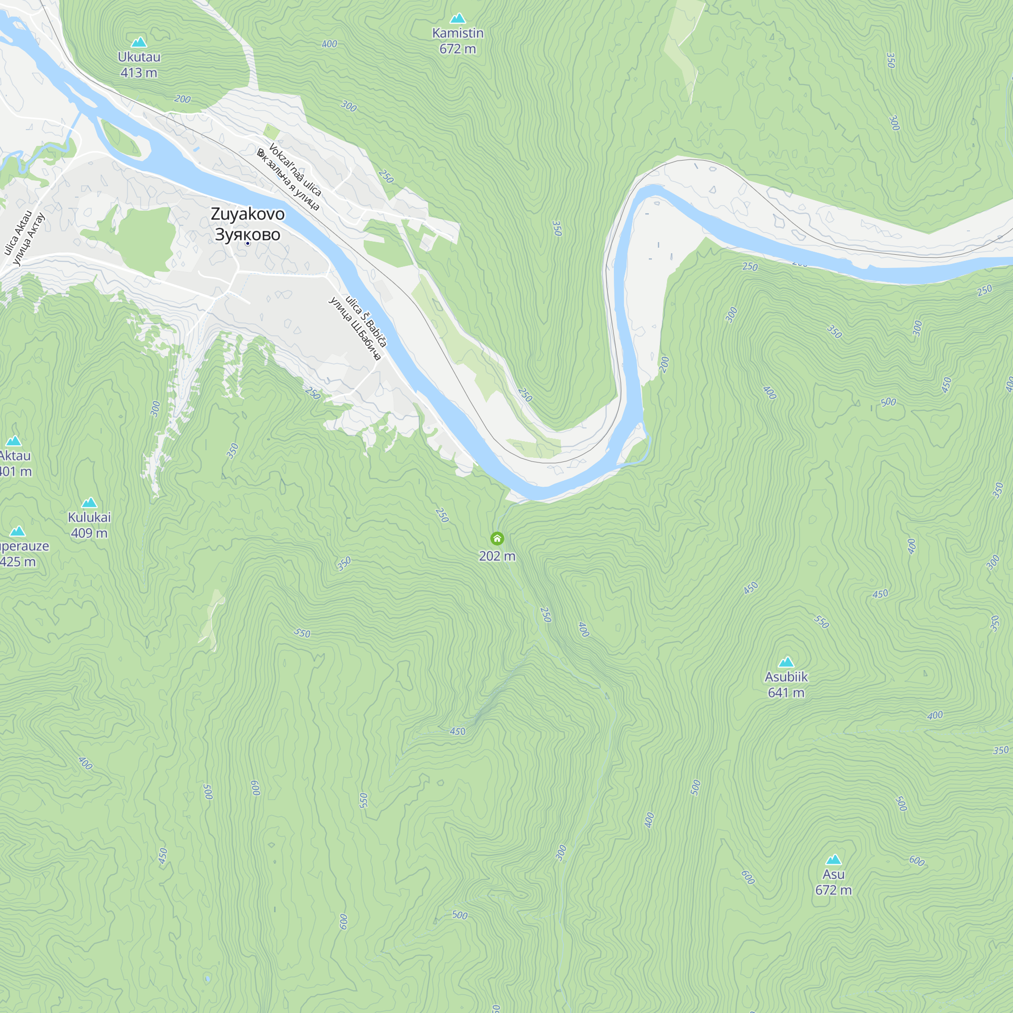 Yurtovii Kemping map