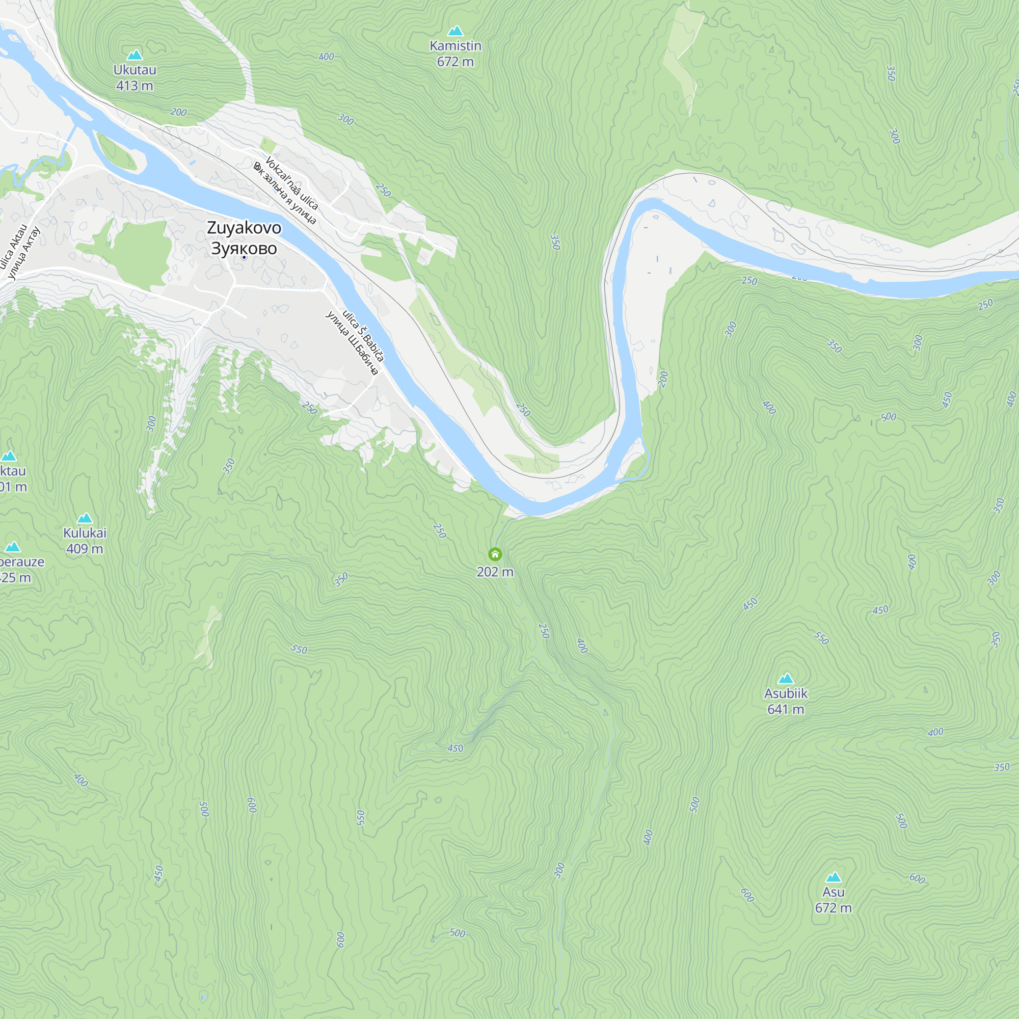 Yurtovii Kemping map