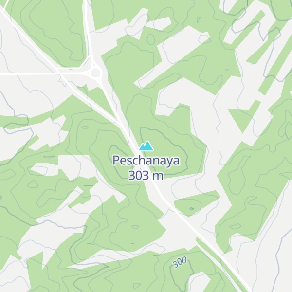 Map of Peschanaya