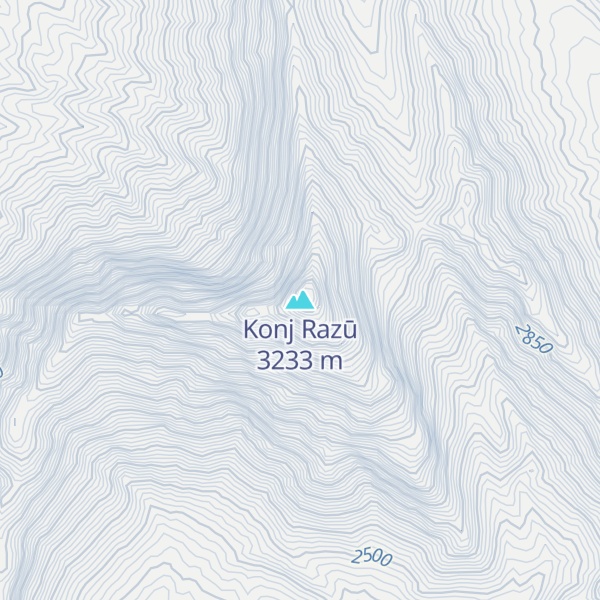 Map of Konj Razū