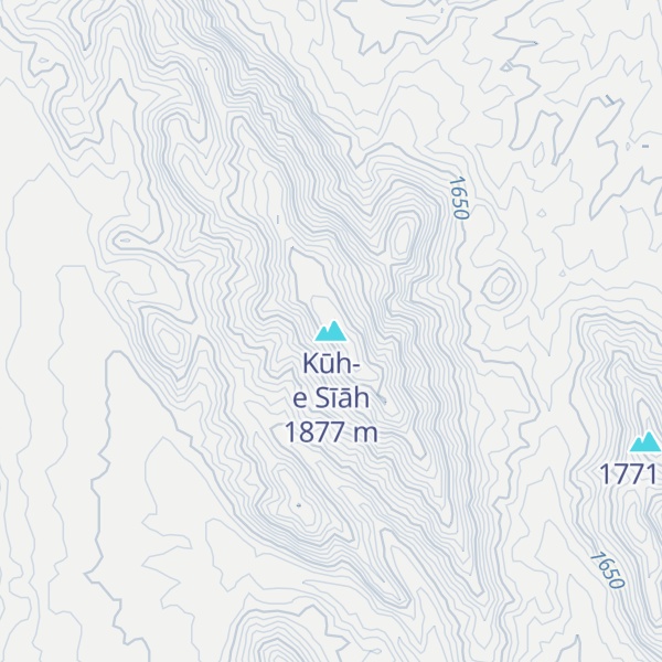 Map of Kūh-e Sīāh