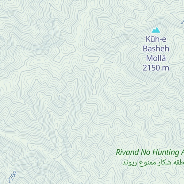 Map of Kūh-e Ḩeydar Basheh