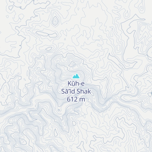 Map of Kūh-e Sā’īd Shak