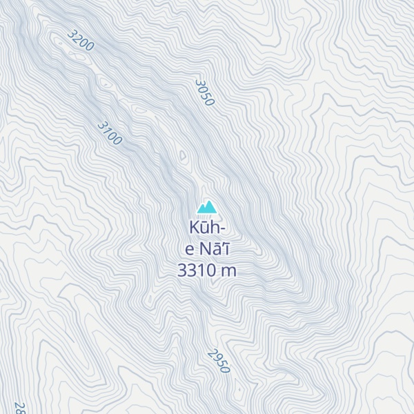 Map of Kūh-e Nā’ī