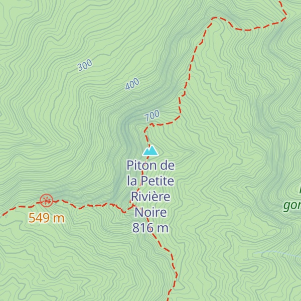 Map of Piton de la Petite Rivière Noire