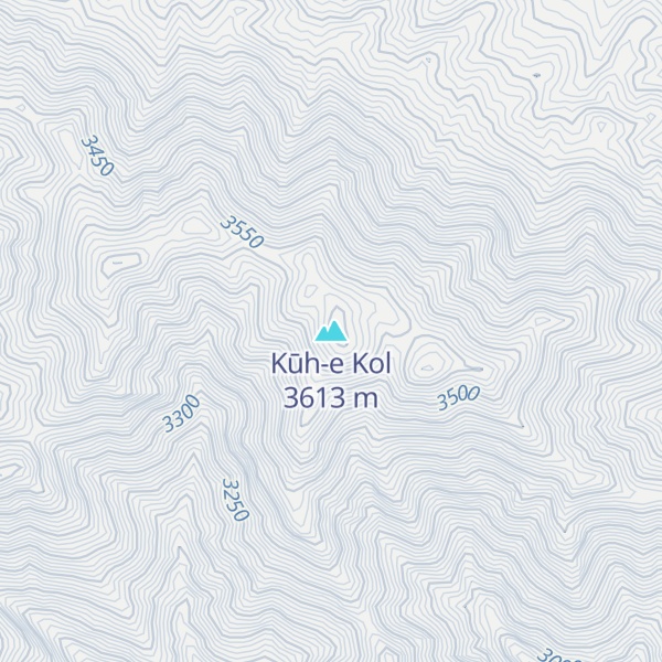 Map of Kūh-e Kol