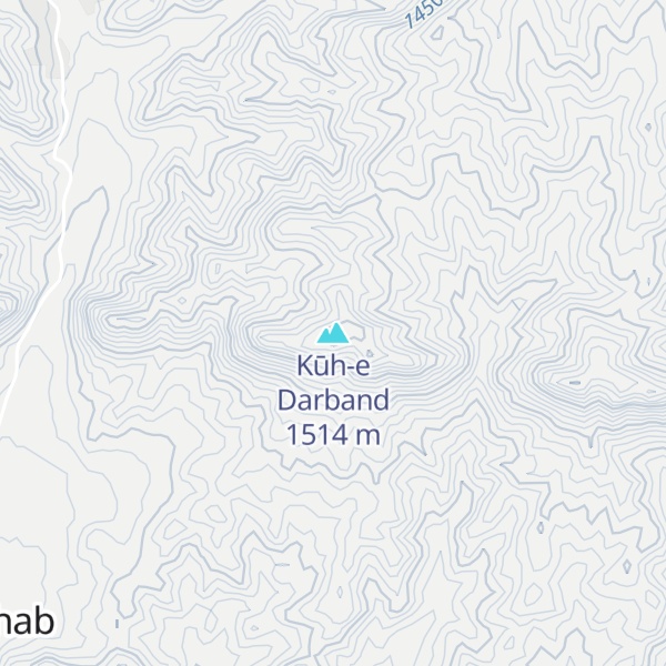 Map of Kūh-e Darband