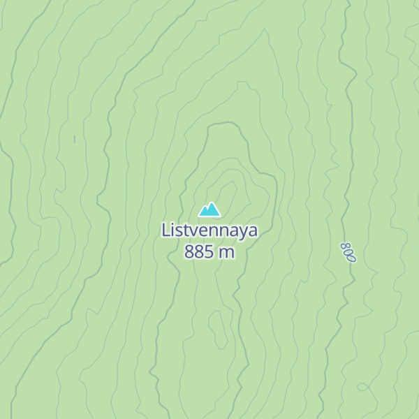 Map of Listvennaya