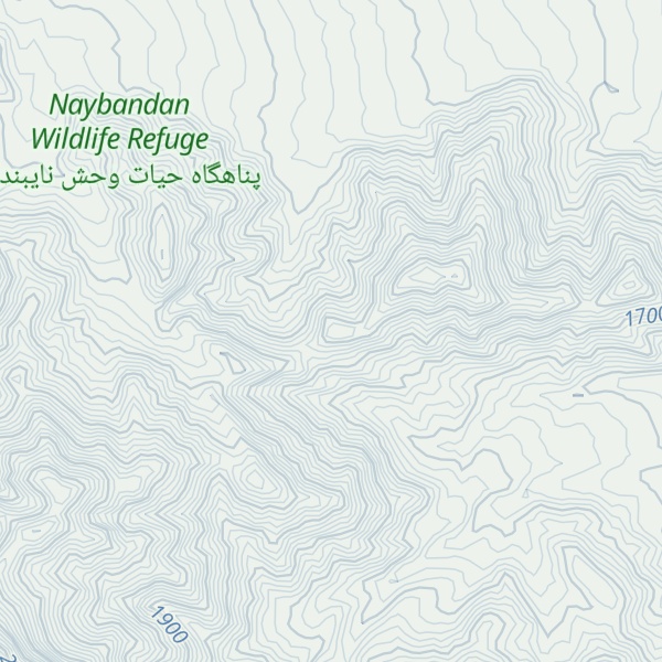 Map of Kūh-e Tangol Gazū