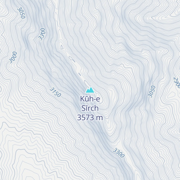 Map of Kūh-e Sīrch