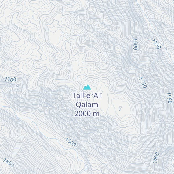 Map of Tall-e ‘Alī Qalam