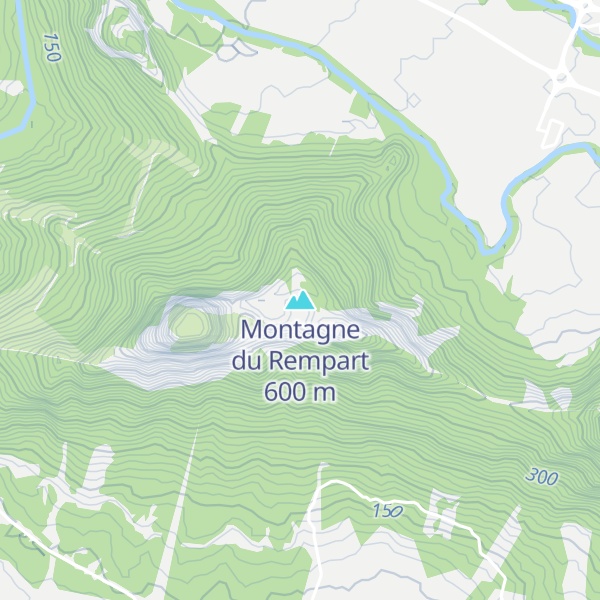 Map of Montagne du Rempart