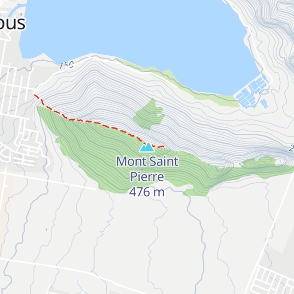 Map of Mont Saint Pierre