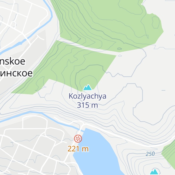 Map of Kozlyachya