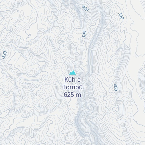 Map of Kūh-e Tombū
