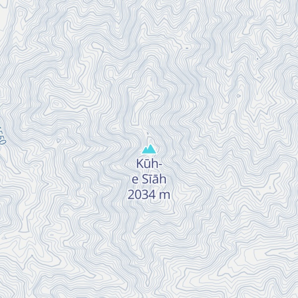 Map of Kūh-e Sīāh