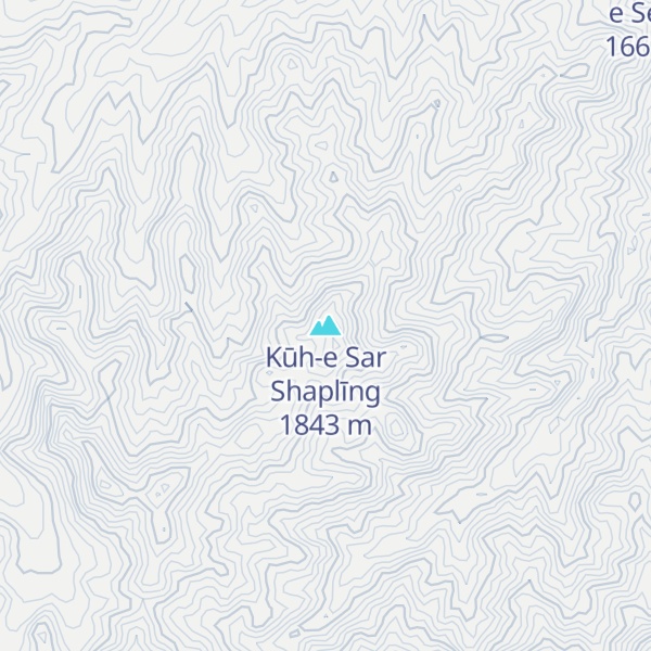 Map of Kūh-e Sar Shaplīng