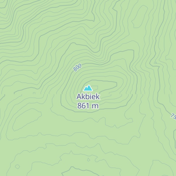 Map of Akbiek