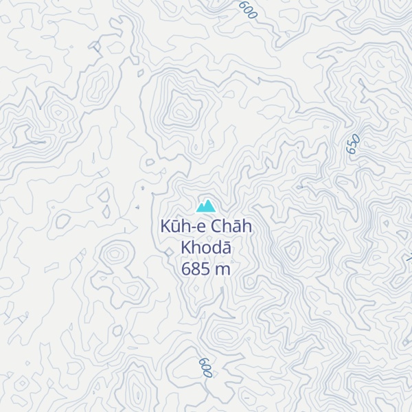 Map of Kūh-e Chāh Khodā